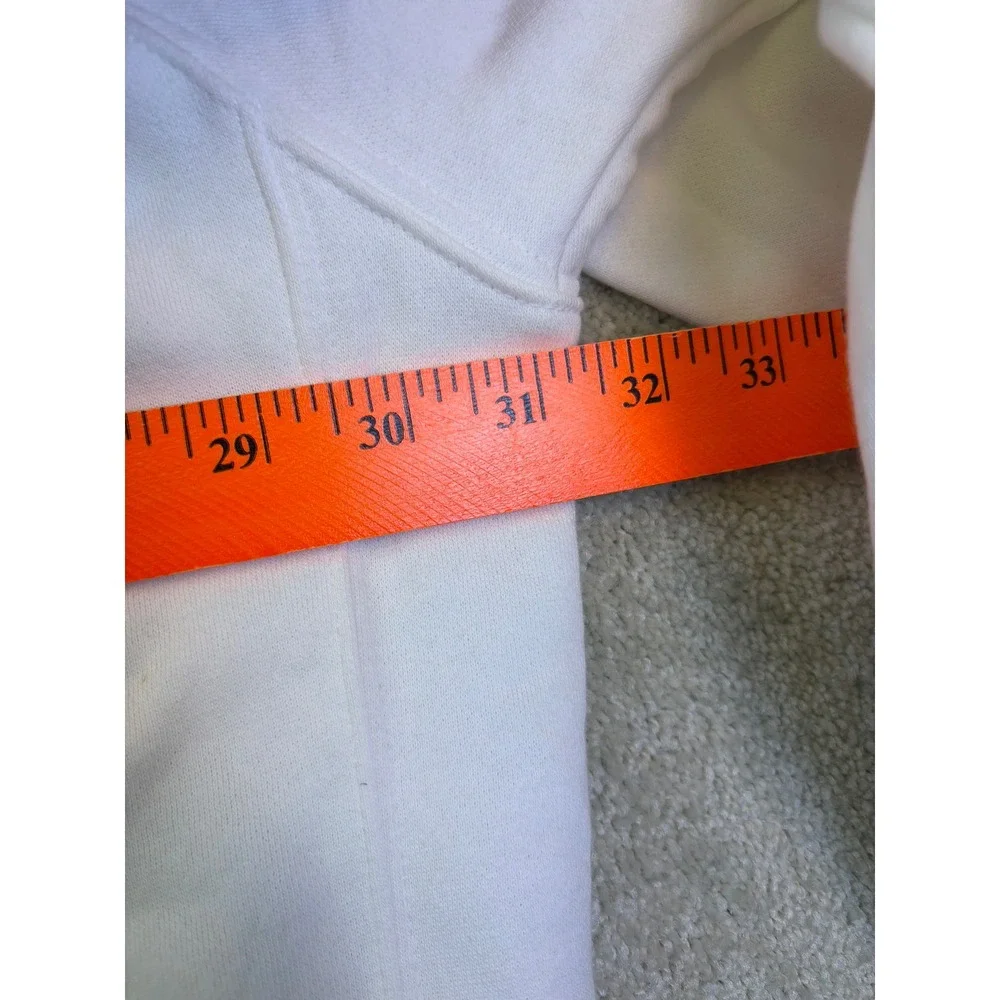 Nike Hoodie Mens 4XL White Embroidered Logo Pullover NEW FLAWS READ - Picture 8 of 9